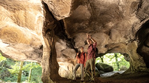 Felsenweg 1 NaturWanderPark delux: Felsen Huel Lee/Hohllay, © Eifel Tourismus GmbH, D. Ketz Felsenweg 1 NaturWanderPark delux: Felsen Huel Lee/Hohllay, © Eifel Tourismus GmbH, D. Ketz
