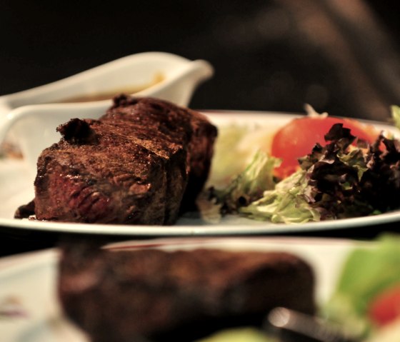 Leckeres aus der Küche in der Auberge Aal Veinen, © Auberge Aal Veinen Leckeres aus der Küche in der Auberge Aal Veinen, © Auberge Aal Veinen