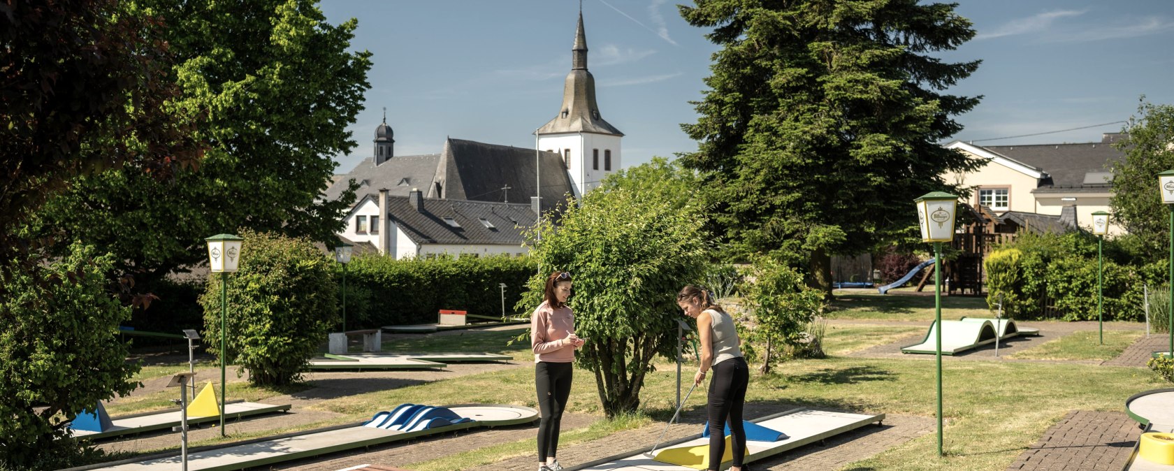 Minigolf Altes Backhaus, Bleialf, © Eifel Tourismus GmbH, Dominik Ketz Minigolf Altes Backhaus, Bleialf, © Eifel Tourismus GmbH, Dominik Ketz