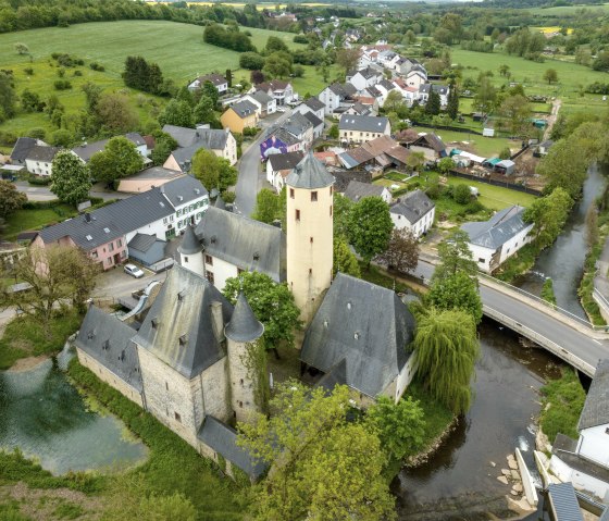 Le ch&acirc;teau de Rittersdorf vu d'en haut, &copy; Eifel Tourismus GmbH, Dominik Ketz