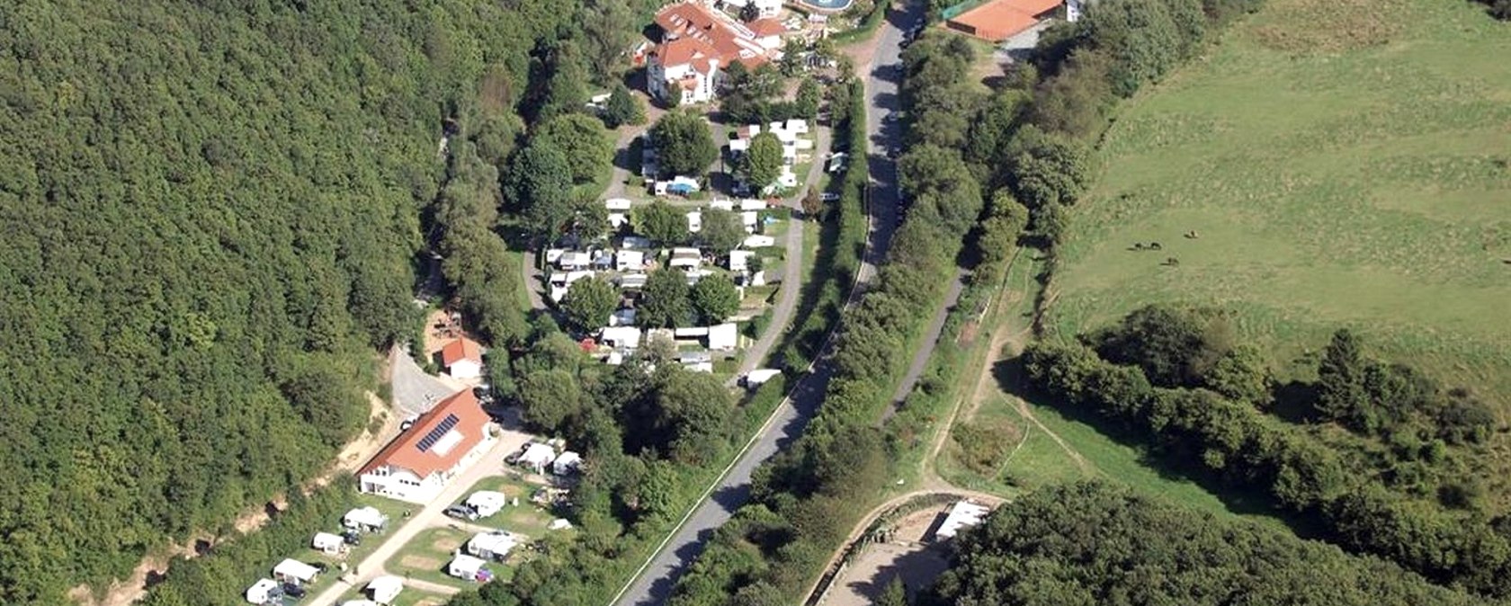 Luftaufnahme Camping In der Enz, &copy; Felsenland S&uuml;deifel Tourismus