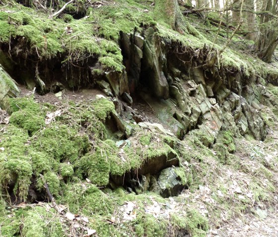 Felshang am Weg, &copy; Tourist-Information Islek, Ingrid Wirtzfeld