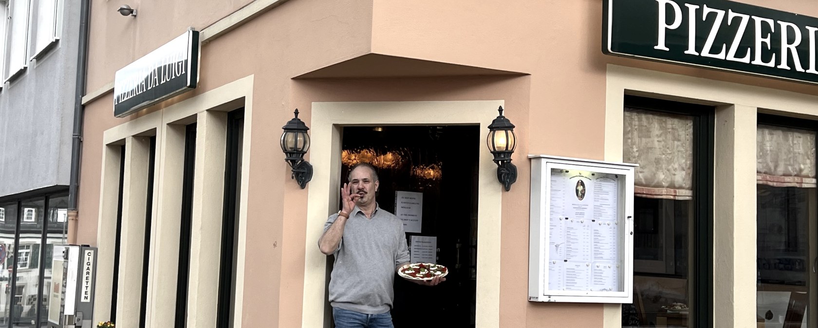 Da Luigi - Aussenansicht der &auml;ltesten Pizzeria RLP, &copy; Ti Bitburger Land