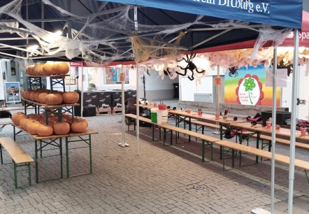 Station K&uuml;rbisschnitzen, &copy; TI Bitburger Land