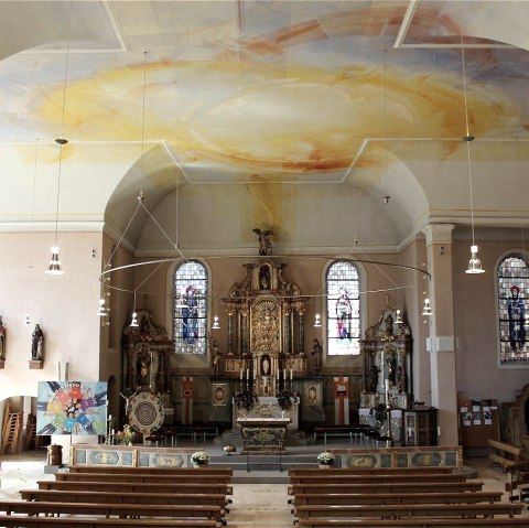 Innenansicht Pfarrkirche Waxweiler, &copy; Michael Fischer