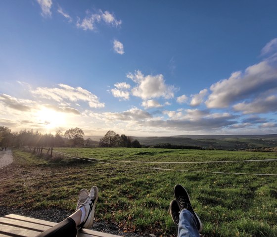 Vue lointaine lors d'une randonn&eacute;e autour de Pr&uuml;m, &copy; Tourist-Information Pr&uuml;mer Land Sebastian Wiesen