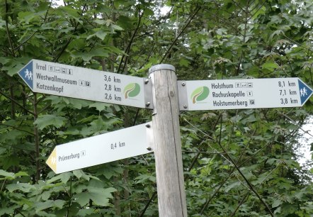 Beschilderung im Naturwanderpark delux, © Naturpark Südeifel