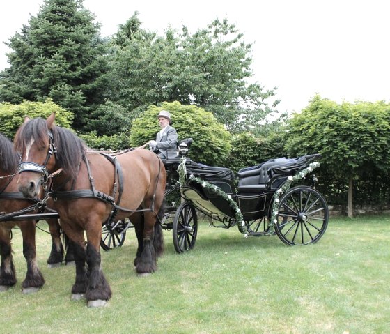 Hochzeitskutsche, &copy; Winter - Eifelreiterhof