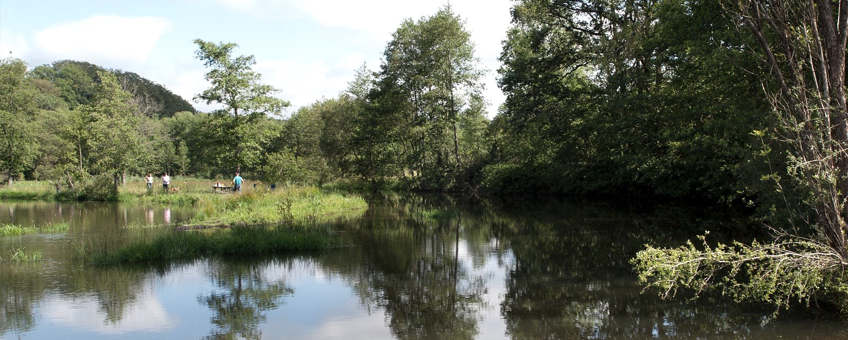 Reservoir in het Irsental, &copy; V. Teuschler