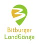 Bitburger LandG&auml;nge logo: een groene marker met een geel en wit pad, met daaronder de woorden 'Bitburger LandG&auml;nge' in geel en groen., &copy; TI Bitburger Land