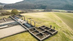 R&ouml;mische Villa Holsthum von oben, &copy; Eifel Tourismus GmbH, D. Ketz