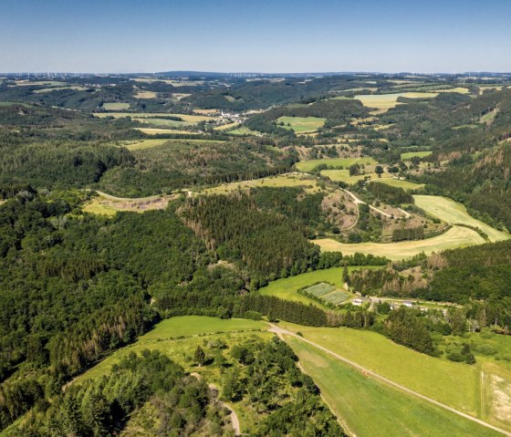 Vue sur les hauteurs de Brommert de l'itinéraire Eifelgold, © Eifel Tourismus GmbH, D. Ketz