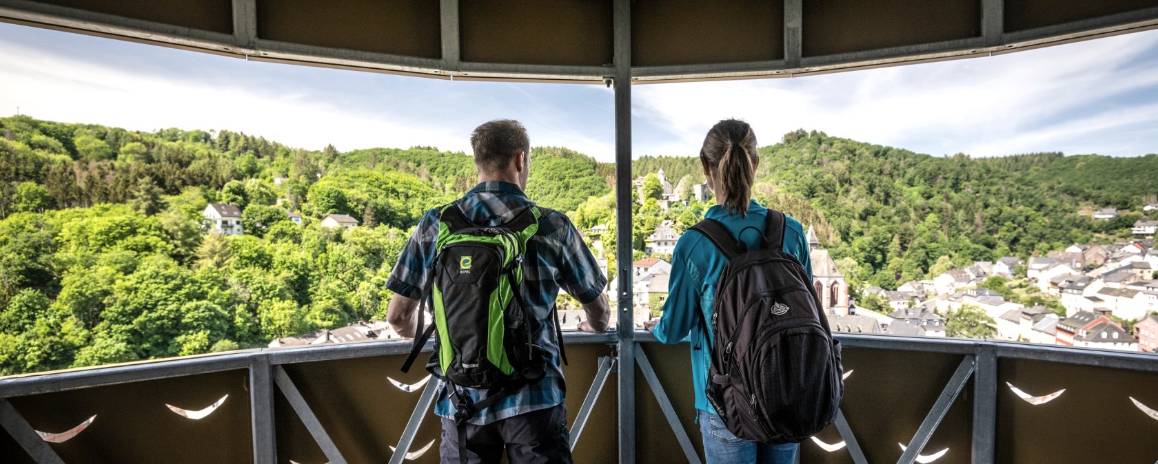 Vue de la place de la Musse Beilsturm &agrave; Neuerburg, &copy; Eifel Tourismus GmbH, D. Ketz